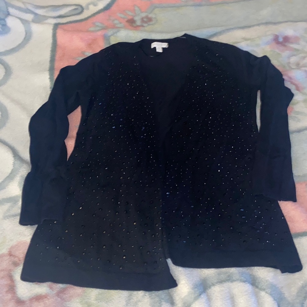 Gently worn sparkly pull cardigan